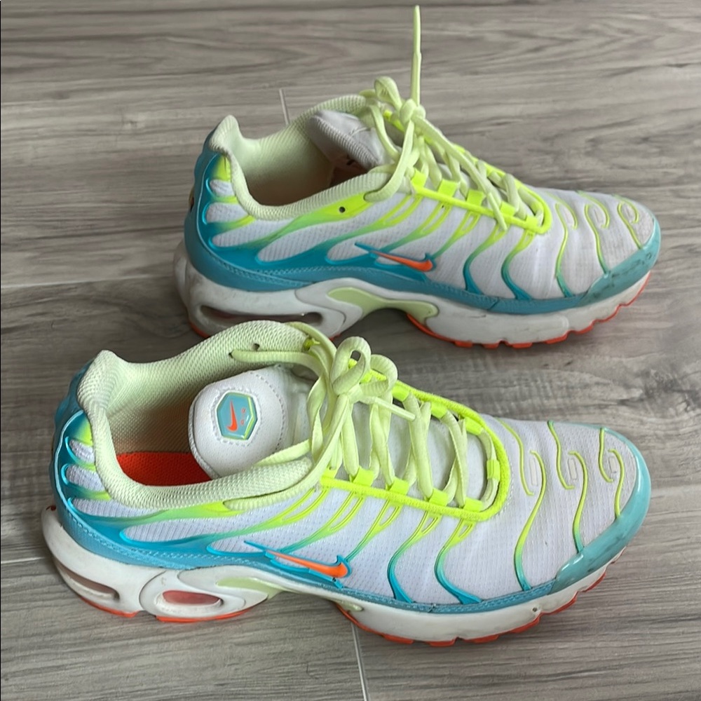 Nike Air Max Plus White with Neon Accents